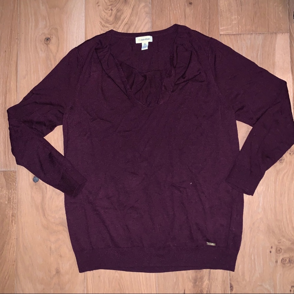 maroon tunic